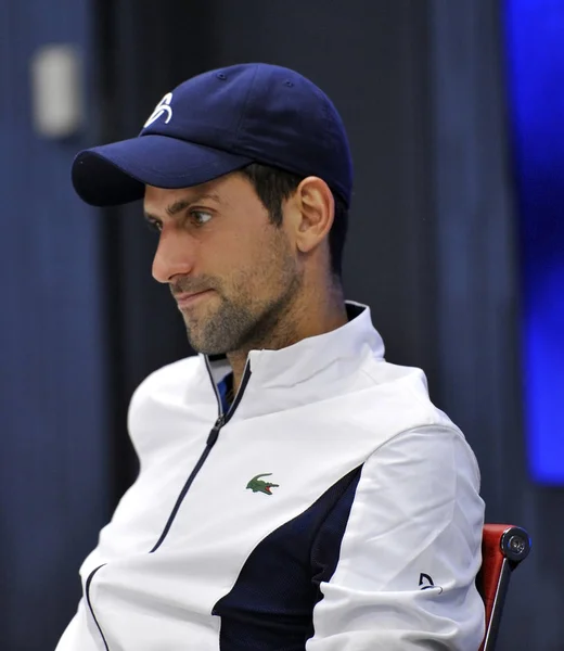 Nueva York Septiembre 2019 Campeón Grand Slam Novak Djokovic Serbia — Foto de Stock