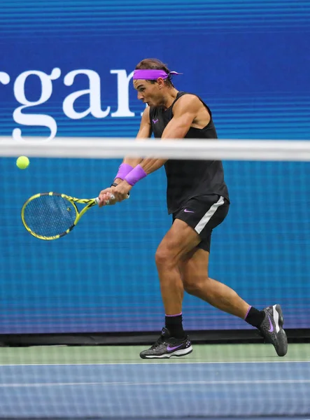 Nueva York Septiembre 2019 Rafael Nadal Campeón Del Abierto Estados —  Fotos de Stock