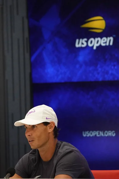 Nueva York Septiembre 2019 Campeón Del Grand Slam Rafael Nadal — Foto de Stock