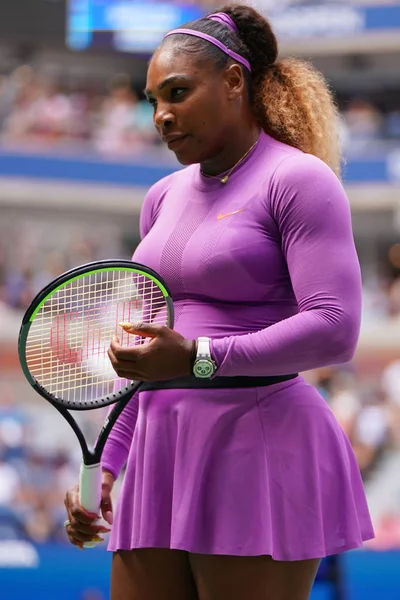 Nueva York Septiembre 2019 Campeona Del Grand Slam Serena Williams — Foto de Stock