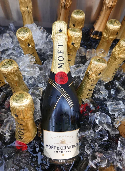 New York Augusti 2019 Moet Och Chandon Champagne Presenterades Vid — Stockfoto