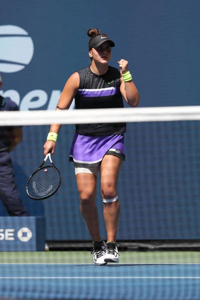 New York Agosto 2019 Tennista Professionista Bianca Andreescu Del Canada — Foto Stock