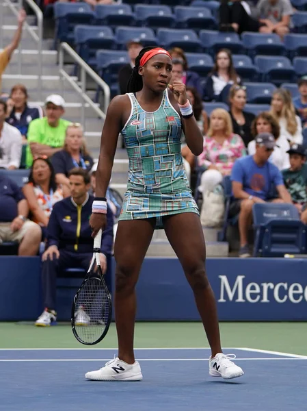 New York August 2019 Professional Tennis Player Year Old Coco — Stock Photo, Image
