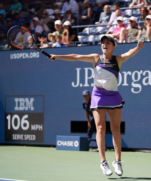 Nueva York Septiembre 2019 Tenista Profesional Elina Svitolina Ucrania Celebra —  Fotos de Stock