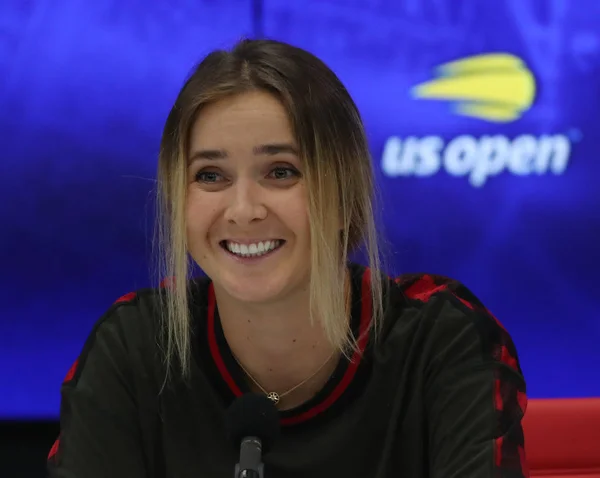 New York September 2019 Professionell Tennisspelare Elina Svitolina Ukraina Presskonferens — Stockfoto