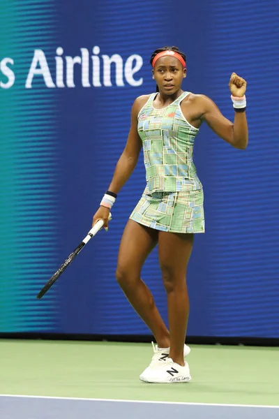 New York Augustus 2019 Professionele Tennisser Jarige Coco Gauff Van — Stockfoto