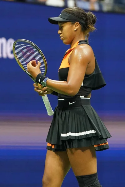 New York Augusti 2019 Grand Slam Champion Naomi Osaka Japan — Stockfoto