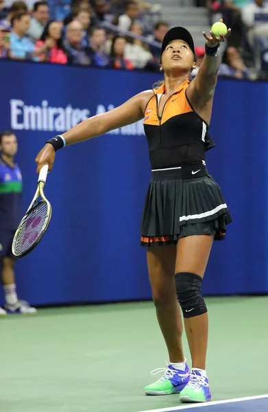 New York Augustus 2019 Grand Slam Kampioen Naomi Osaka Van — Stockfoto