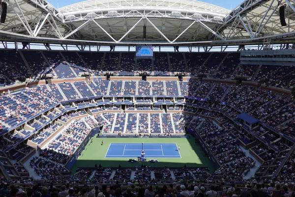 2019年9月3日 2019年纽约美国网球公开赛期间比利 金国家网球中心阿瑟 阿什体育场 — 图库照片