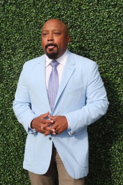 New York - 26 Ağustos 2019: Daymond John, İş Girişimcisi ve Abcs Hit show Shark Tank Co-star, ny Ulusal Tenis Merkezi'nde 2019 Abd Açık açılış gecesi töreni öncesi kırmızı halıda