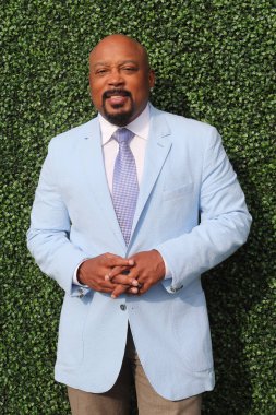 New York - 26 Ağustos 2019: Daymond John, İş Girişimcisi ve Abcs Hit show Shark Tank Co-star, ny Ulusal Tenis Merkezi'nde 2019 Abd Açık açılış gecesi töreni öncesi kırmızı halıda