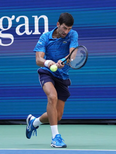 New York Augustus 2019 Grand Slam Kampioen Novak Djokovic Serbia — Stockfoto