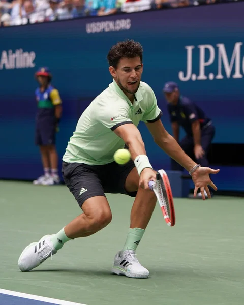 New York August 2019 Professionel Tennisspiller Dominic Thiem Austria Aktion - Stock-foto