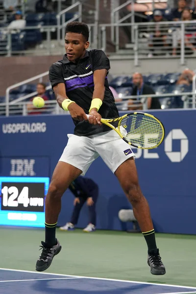 New York August 2019 Professional Tennis Player Felix Auger Aliassime — Stock Photo, Image