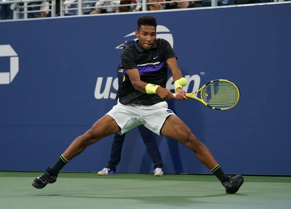 New York August 2019 Professional Tennis Player Felix Auger Aliassime — Stock Photo, Image