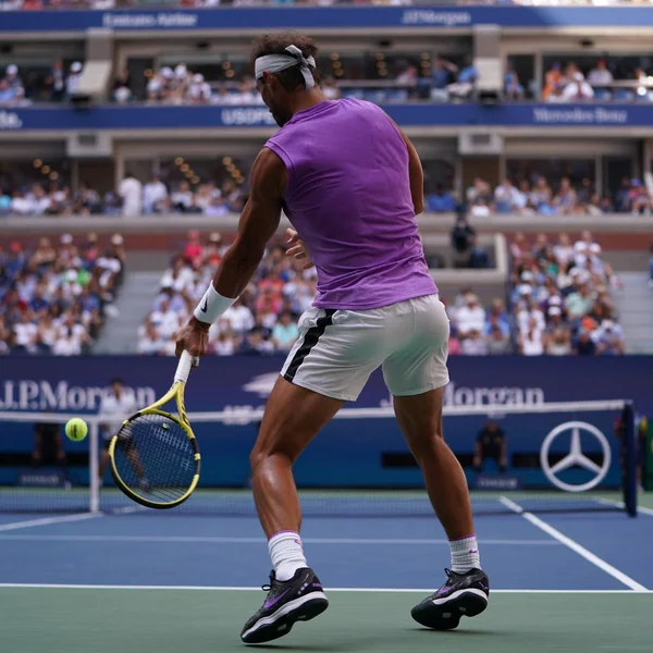 New York Augusti 2019 Tiden Grand Slam Mästare Rafael Nadal — Stockfoto