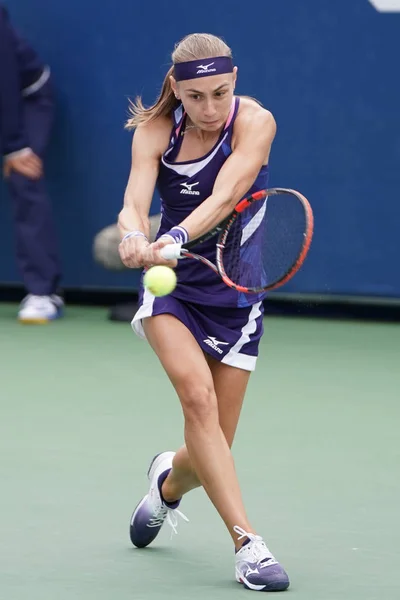 New York Augustus 2019 Professionele Tennisspeelster Aleksandra Krunic Serbia Actie — Stockfoto