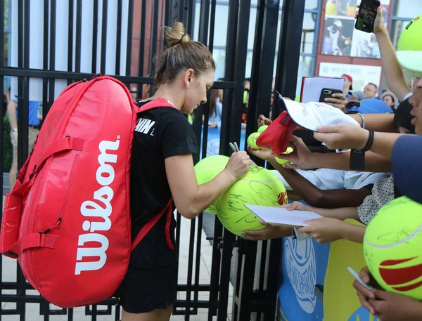 Nueva York Agosto 2019 Campeona Del Grand Slam Simona Halep —  Fotos de Stock