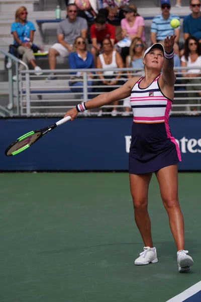 New York Augustus 2019 Professionele Tennisser Kateryna Kozlova Van Oekraïne — Stockfoto