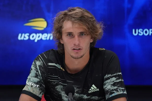 Nueva York Agosto 2019 Tenista Profesional Alexander Zverev Alemania Durante —  Fotos de Stock