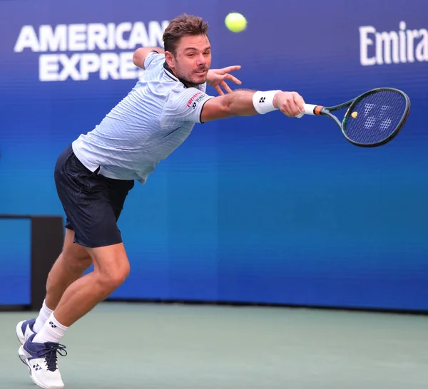 Nueva York Septiembre 2019 Campeón Del Grand Slam Stanislas Wawrinka — Foto de Stock