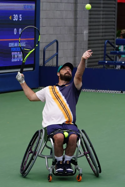 New York September 2018 Wheelchair Tennis Player David Wagner Usa — Stock Photo, Image