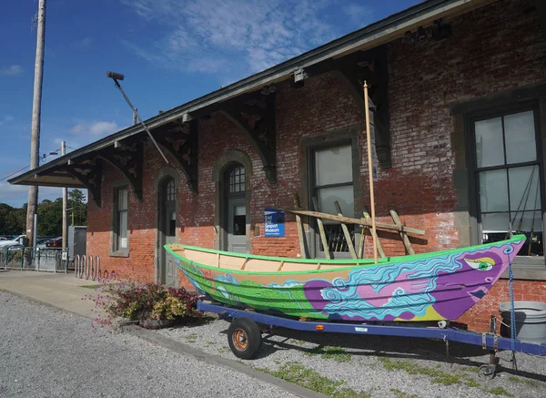 Greenport New York Září 2019 East End Seaport Museum Marine — Stock fotografie