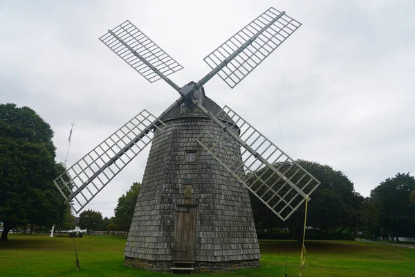 Zabytkowy Wiatrak Water Mill Long Island Nowy Jork — Zdjęcie stockowe