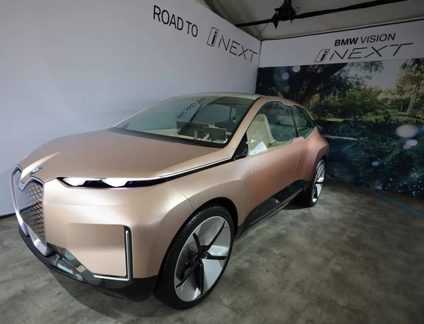 Nowy Jork Lipca 2019 Bmw Vision Zaprezentował Elektryczny Crossover Car — Zdjęcie stockowe