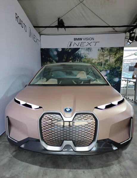 Nowy Jork Lipca 2019 Bmw Vision Zaprezentował Elektryczny Crossover Car — Zdjęcie stockowe