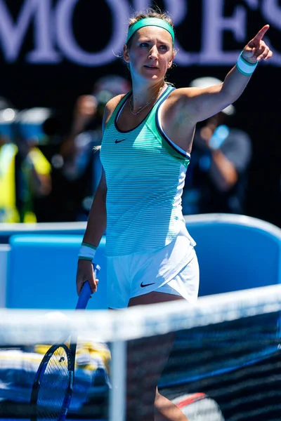 Melbourne Österrike Januari 2016 Grand Slam Champion Victoria Azarenka Vitryssland — Stockfoto