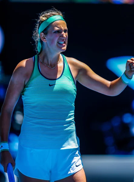 Melbourne Australie Janvier 2016 Championne Grand Chelem Victoria Azarenka Biélorussie — Photo