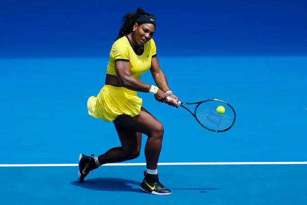 Melbourne Australia Enero 2016 Veintiún Veces Campeona Grand Slam Serena —  Fotos de Stock