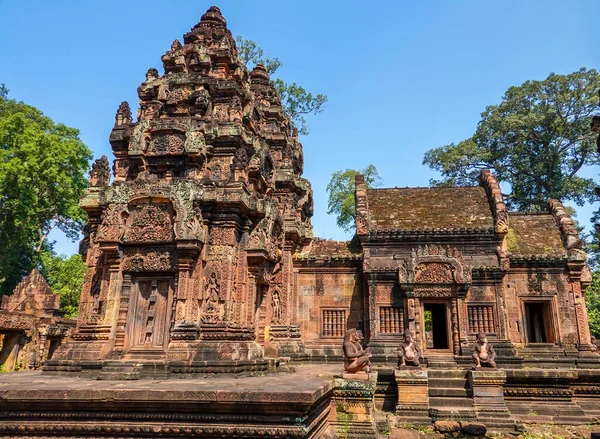 Banteay Srei Hindu Temple Located Area Angkor Wat Cambodia — Stock Photo, Image
