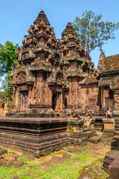 Banteay Srei Hindu Temple Located Area Angkor Wat Cambodia — Stock Photo, Image