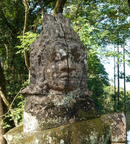 Statues Des Démons Des Dieux Près Porte Est Également Connue — Photo