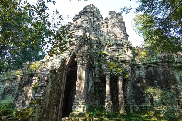 Brama Wschodnia Znana Również Jako Brama Zmarłych Angkor What Kambodża — Zdjęcie stockowe