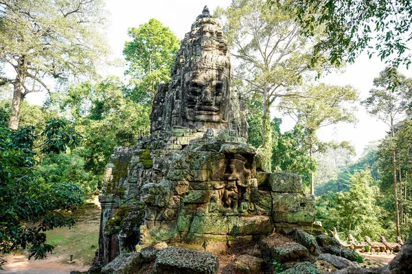 Victory Gate Angkor What Camboya Esta Puerta Uno Los Sitios —  Fotos de Stock