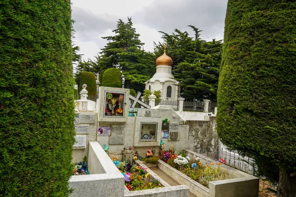Punta Arenas Chile Января 2020 Мавзолей Сары Браун Гамбургер Кладбище — стоковое фото