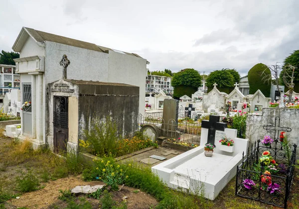 Punta Arenas Chile Enero 2020 Tumbas Tumbas Cementerio Punta Arenas — Foto de Stock