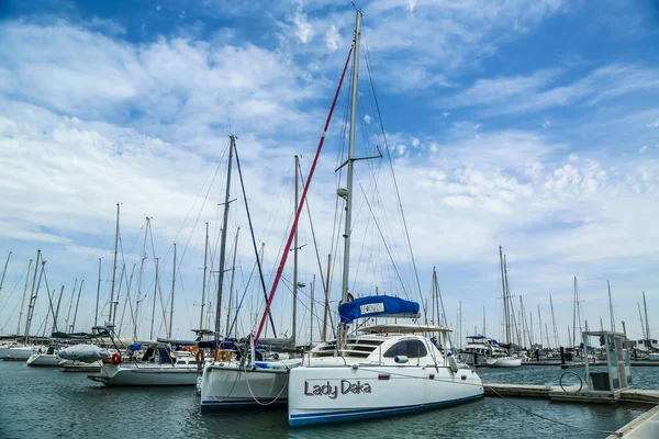 Kilda Österrike Januari 2019 Royal Melbourne Yacht Squadron Yachtklubb Som — Stockfoto