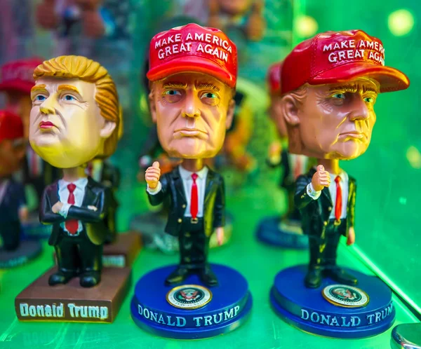 New York Dicembre 2019 Teste Bobble Presidenziali Mostra Nel Negozio — Foto Stock