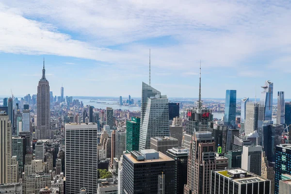 Letecký Pohled Midtown Manhattan — Stock fotografie