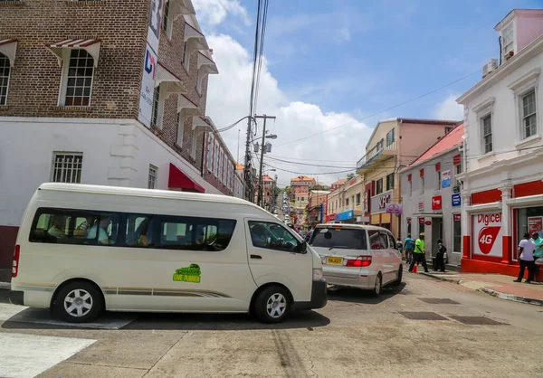 George Grenada Haziran 2017 Grenada Nın Başkenti George Bir Caddesinde — Stok fotoğraf