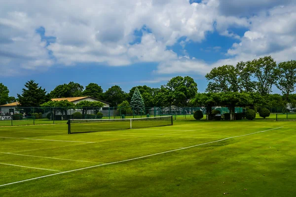 Pista Tenis Hierba —  Fotos de Stock