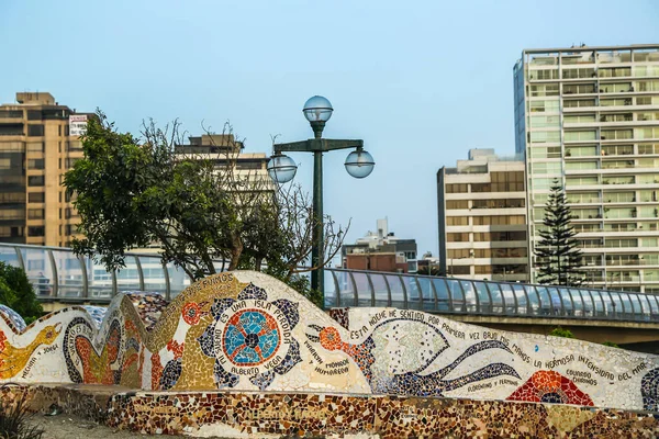 Lima Peru Szeptember 2016 Parque Del Amor Vagy Love Park — Stock Fotó