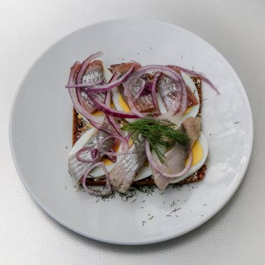 İzlanda 'da turşulu ringa balığı aperatifi