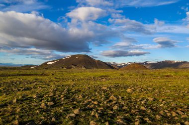İzlanda 'daki tipik manzara