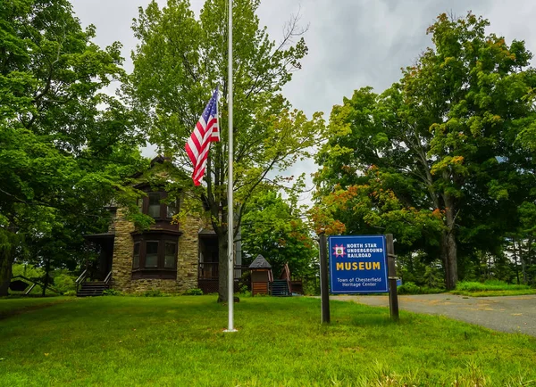 Chasm Ausable Nueva York Agosto 2020 North Star Underground Railroad — Foto de Stock