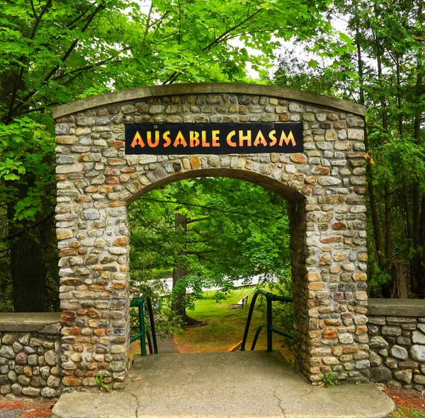 Ausable Chasm New York August 2020 Ausable Chasm Upstate New — Stock Fotó
